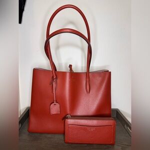 Kate Spade Pumpkin Spice Tote and Wallet Set